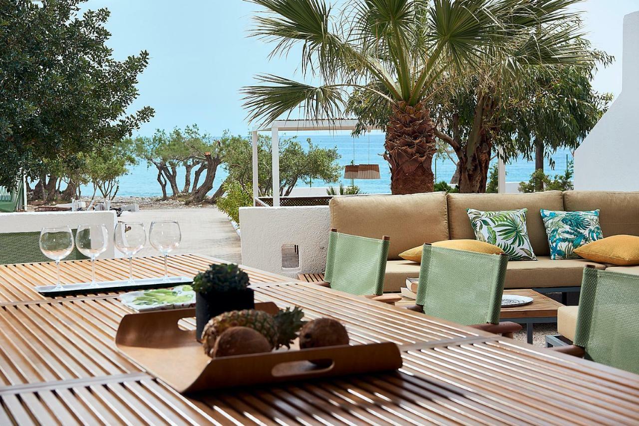 Beachfront Villa On Crete - Kirvas, Member Of Pelagaios Villas Koutsounári Ngoại thất bức ảnh