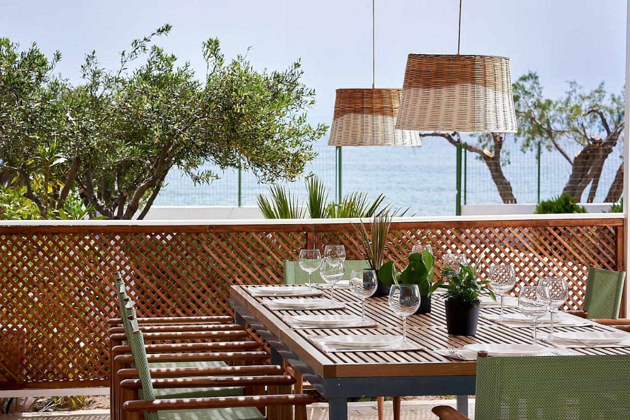 Beachfront Villa On Crete - Kirvas, Member Of Pelagaios Villas Koutsounári Ngoại thất bức ảnh