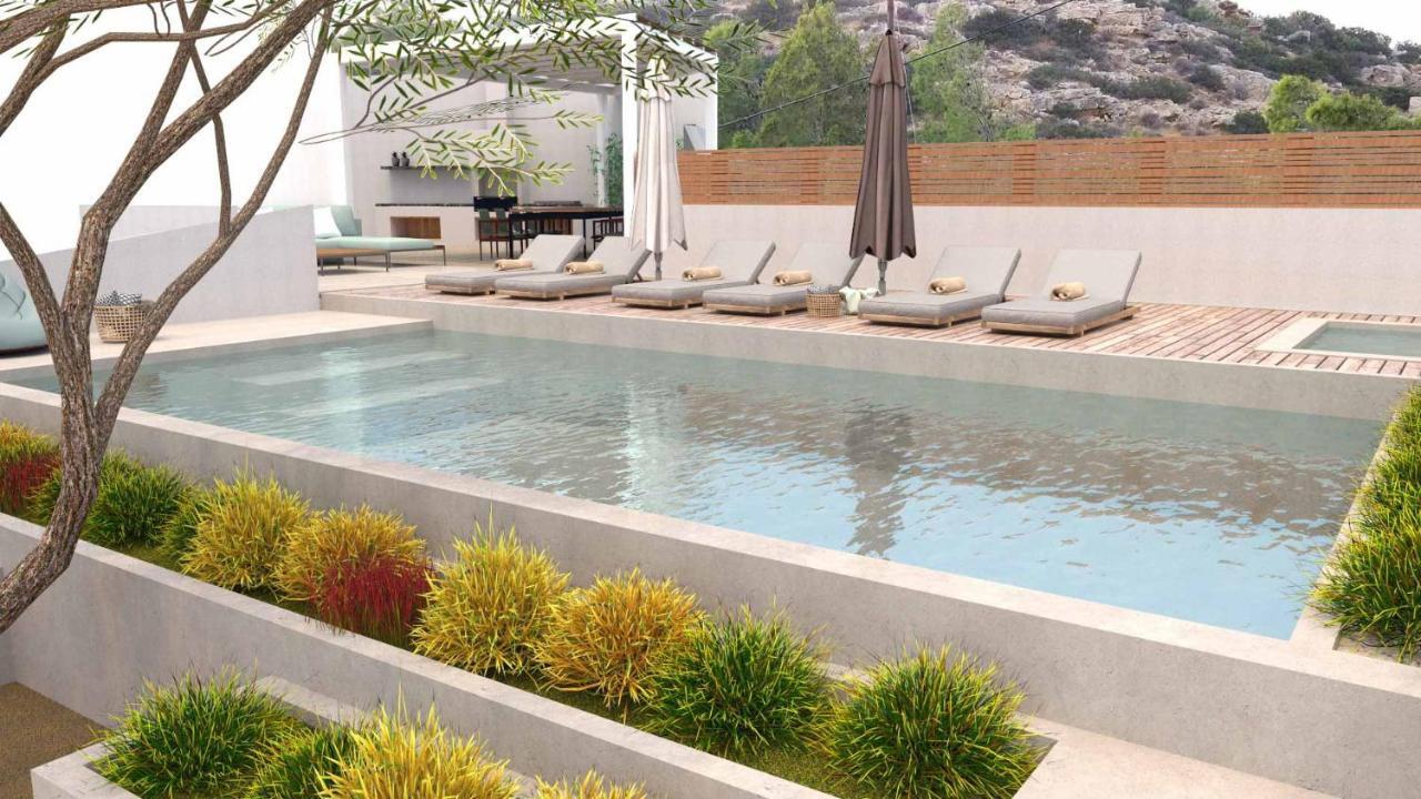 Beachfront Villa On Crete - Kirvas, Member Of Pelagaios Villas Koutsounári Ngoại thất bức ảnh